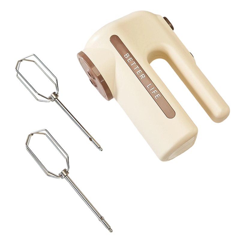 Kitchen Gadgets Ideas - 【อุปกรณ์ครัว】สำหรับชุดอุปกรณ์ทำขนมในครัว เครื่องผสมอาหารแบบมือถือไร้สาย 5 ระดับความเร็ว พร้อมหัวตีแบบถอดได้สองหัว ไอเดียของขวัญ
