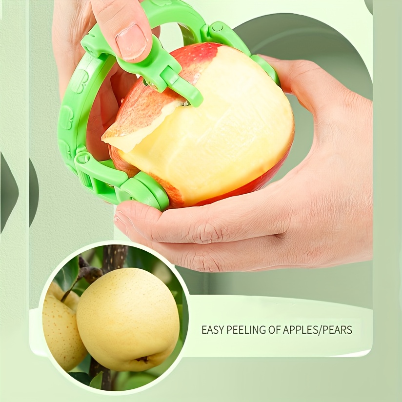 Kitchen Gadgets Ideas - เครื่องปอกผลไม้และผักแบบหมุนมือ สำหรับแอปเปิ้ล ลูกแพร์ อุปกรณ์ครัว เครื่องปอกผลไม้แบบเกลียว ไอเดียของขวัญ