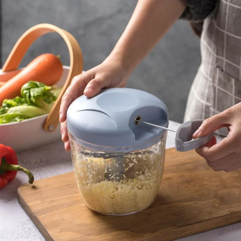 Kitchen Gadgets Under 500 - 500/900ML Hand Chopper คู่มือเชือกอาหาร Silcer Shredder