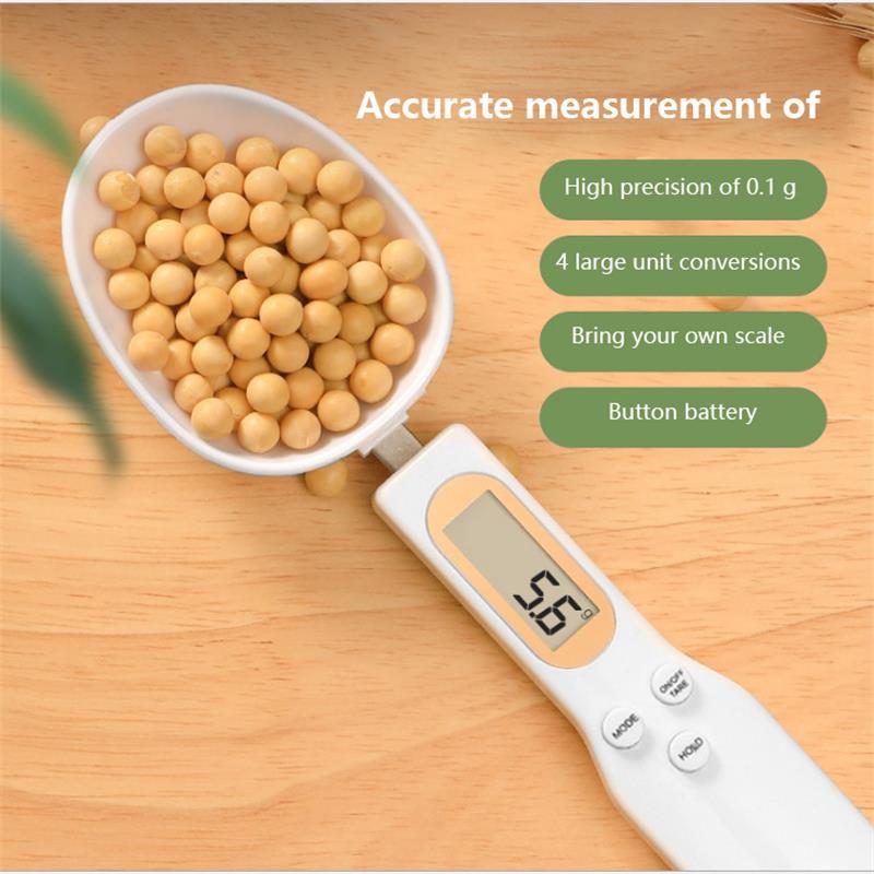 Kitchen Gadgets Under 500 - เครื่องชั่งน้ำหนักช้อน Kitchen Scale ช้อนวัดอิเล็กทรอนิกส์ G ผงกาแฟผง