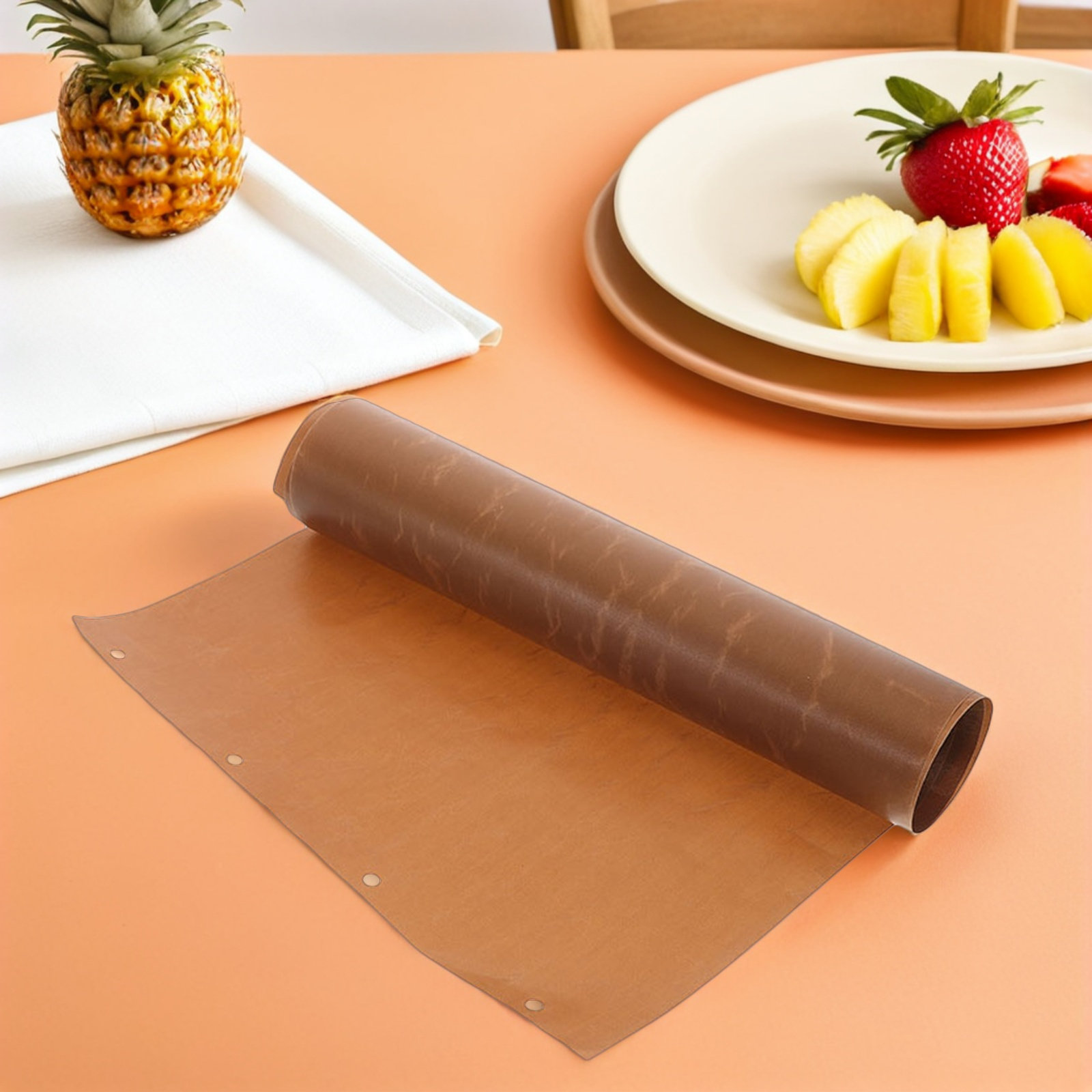 Pizza Stone Baking - ผ้ารองอบพิซซ่าทนความร้อน 3 ชิ้น แผ่นรองอบกันติด แผ่นรองเลื่อนแป้งพิซซ่า แผ่นรองอบ