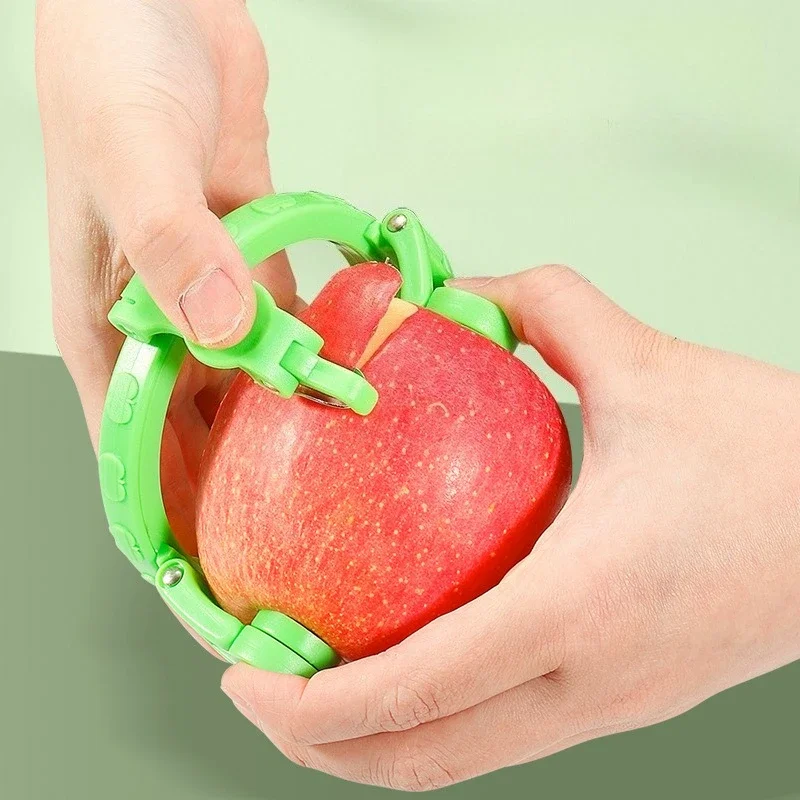 Kitchen Gadgets Ideas - เครื่องปอกผลไม้และผักแบบหมุนมือ สำหรับแอปเปิ้ล ลูกแพร์ อุปกรณ์ครัว เครื่องปอกผลไม้แบบเกลียว ไอเดียของขวัญ
