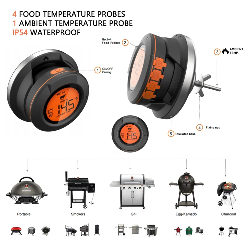 บลูทูธเครื่องวัดอุณหภูมิดิจิตอ - Kitchen Gadgets Under 500 บทวิจารณ์และราคา