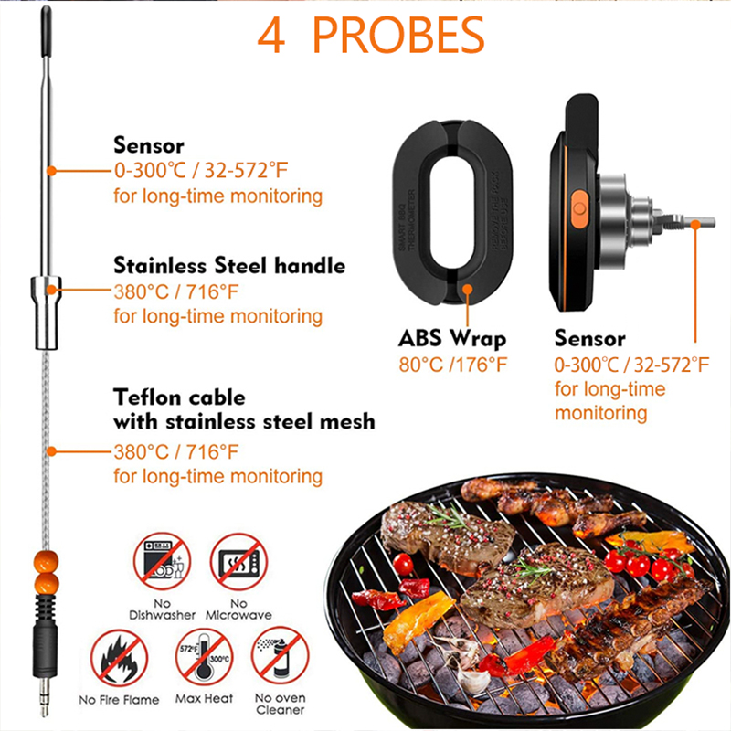 WENMEICE เทอร์โมมิเตอร์บลูทูธพ - Kitchen Gadgets Under 500 บทวิจารณ์และราคา