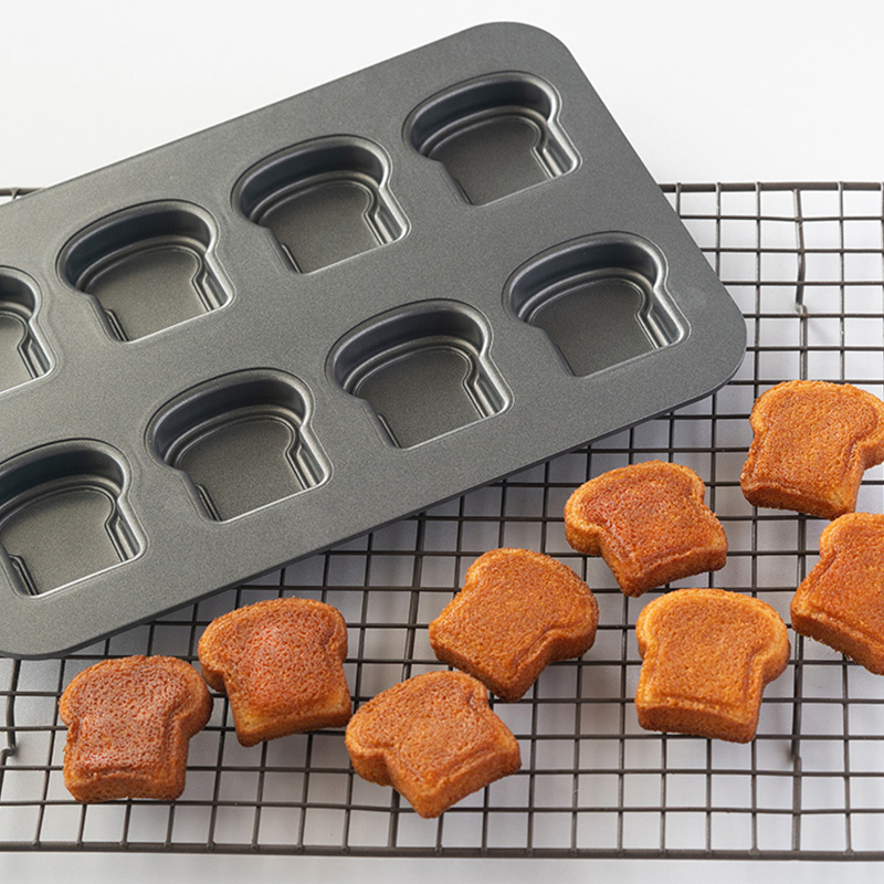 8 Cavity Toast ขนมปังรูปแบบเหล - Kitchen Gadgets Tools บทวิจารณ์และราคา