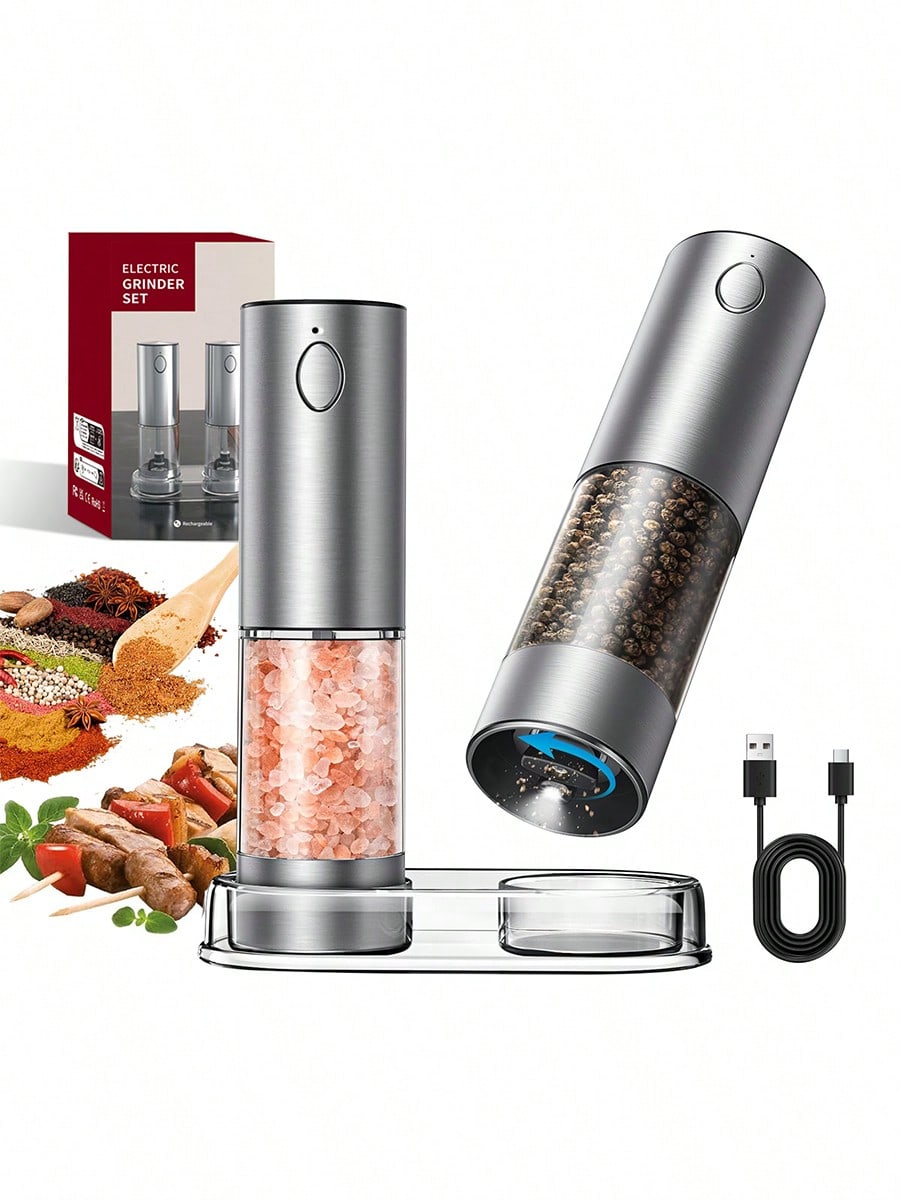 ชุดเครื่องบดเกลือพริกไทยไฟฟ้า  - Kitchen Gadgets Ideas บทวิจารณ์และราคา