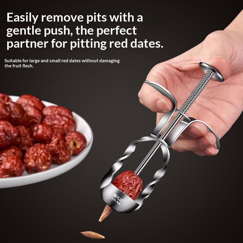 ที่คว้านเมล็ดผลไม้สแตนเลส สีแด - Kitchen Gadgets Tools บทวิจารณ์และราคา