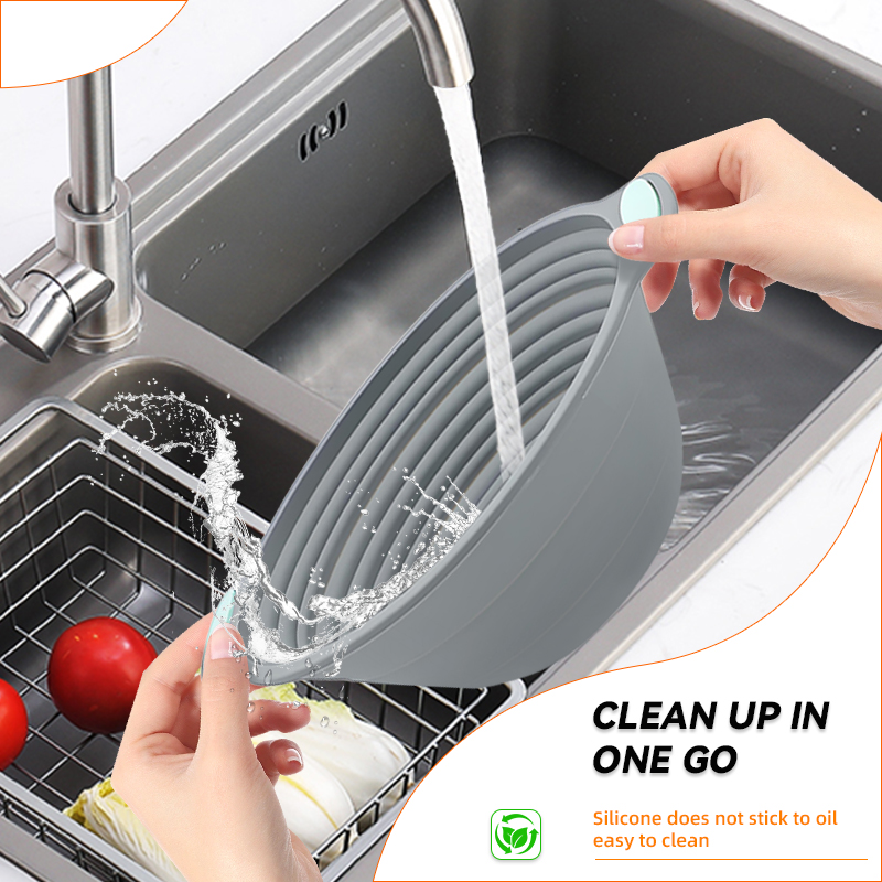 ตะกร้าพับได้ทำจากซิลิโคนสำหรับ - Kitchen Handy Gadgets บทวิจารณ์และราคา