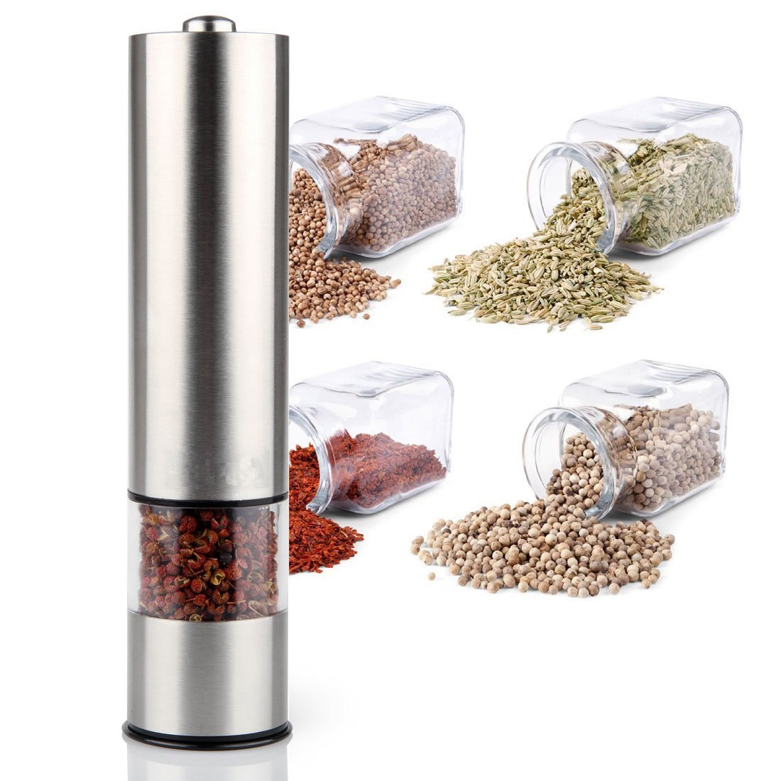 เครื่องบดเกลือและพริกไทยไฟฟ้า  - Kitchen Gadgets Gift บทวิจารณ์และราคา