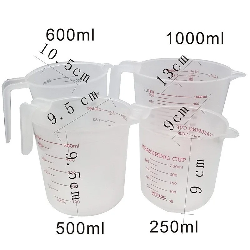 250/500/1000ML ถ้วยตวงซิลิโคนถ - Kitchen Gadgets Under 500 บทวิจารณ์และราคา