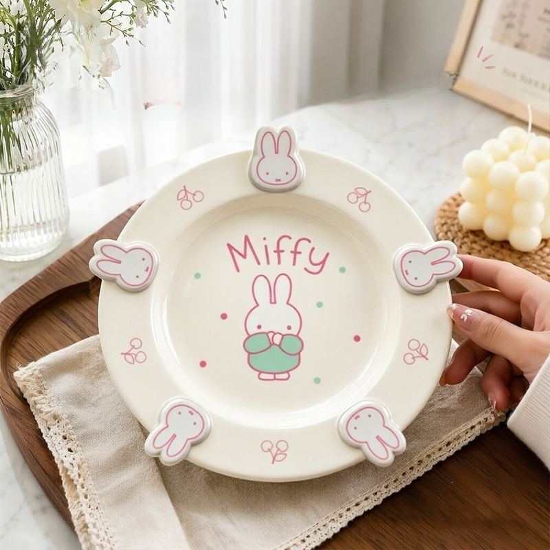 จานอาหารลายมิฟฟี่ อนิเมะ เซราม - Kitchen Gadgets Gift บทวิจารณ์และราคา