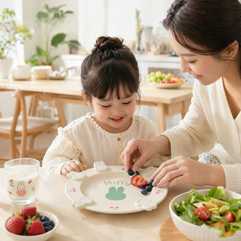 จานอาหารลายมิฟฟี่ อนิเมะ เซราม - Kitchen Gadgets Gift บทวิจารณ์และราคา