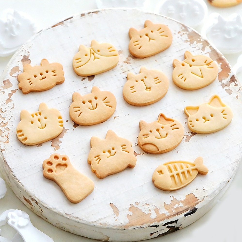 แม่พิมพ์คุกกี้รูปแมวน่ารัก DIY - Kitchen Handy Gadgets บทวิจารณ์และราคา