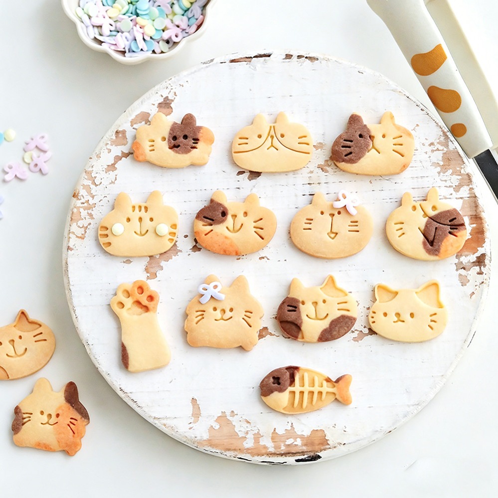 แม่พิมพ์คุกกี้รูปแมวน่ารัก DIY - Kitchen Handy Gadgets บทวิจารณ์และราคา