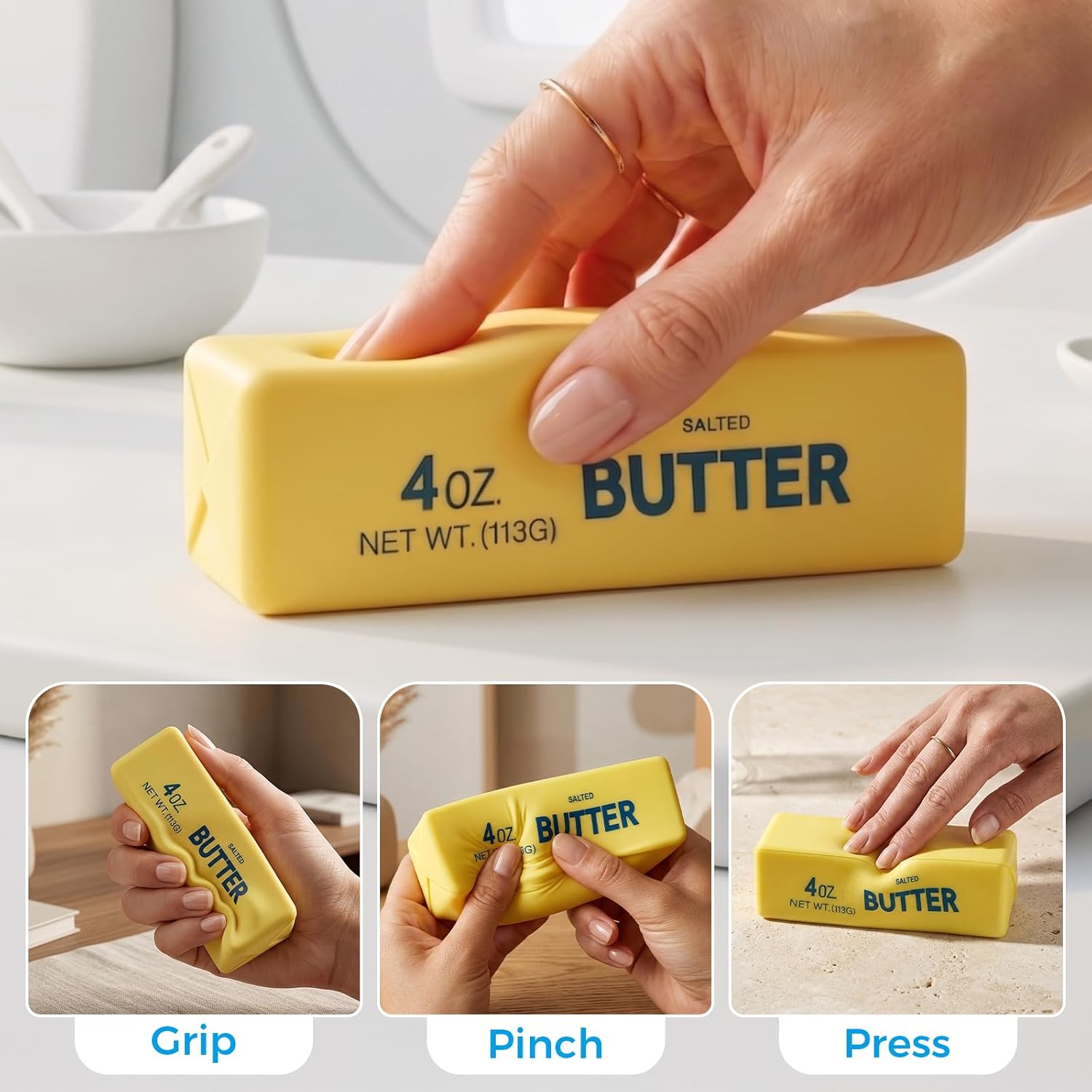 แท่งบัตเตอร์ซิลิโคนนุ่มแบบใหม่ - Kitchen Gadgets Gift บทวิจารณ์และราคา