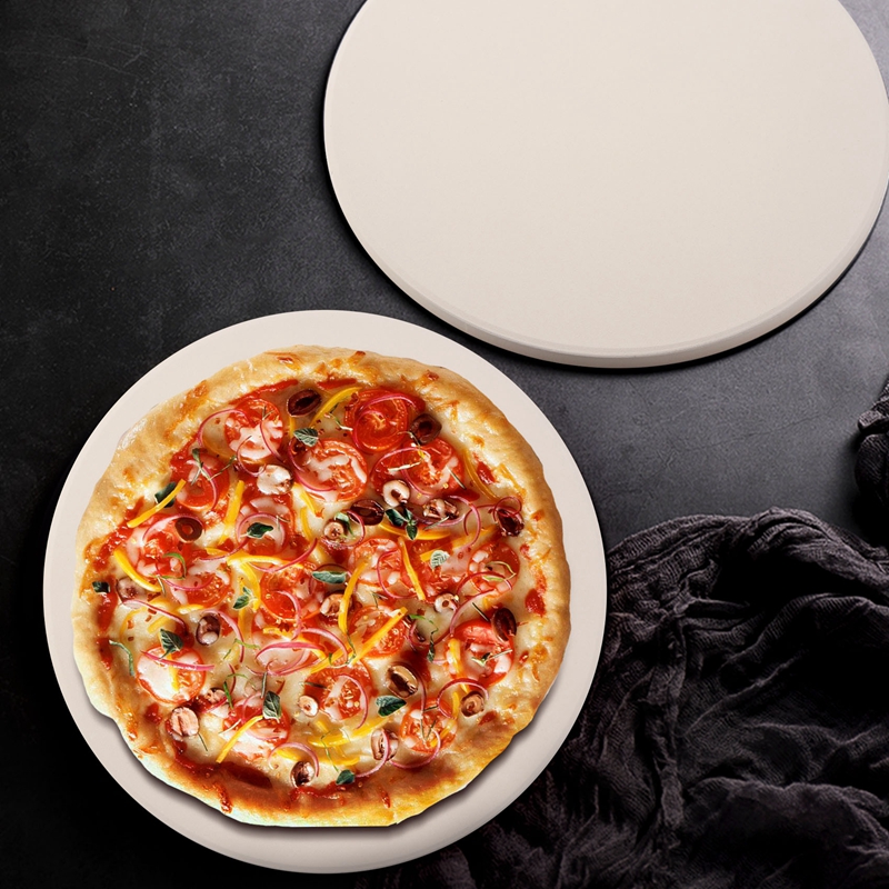 แผ่นหินพิซซ่าสำหรับอบ-แผ่นหินค - Pizza Stone Baking บทวิจารณ์และราคา