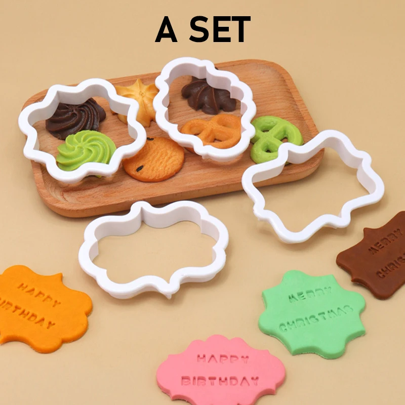 ชุดตัวตัดคุกกี้แบบวินเทจ 4 ชิ้ - Kitchen Gadgets Name บทวิจารณ์และราคา
