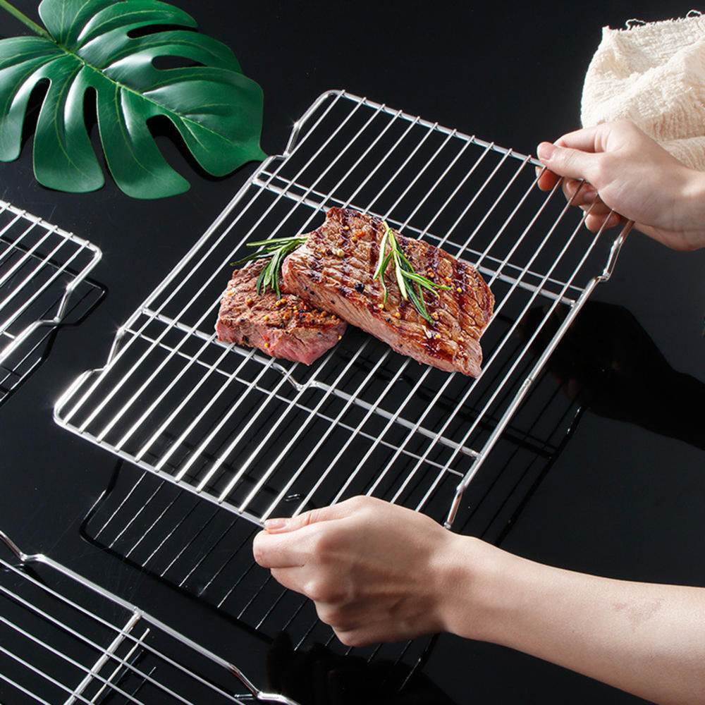 สแตนเลสบาร์บีคิวตาข่ายเสื่อReu - Kitchen Handy Gadgets บทวิจารณ์และราคา